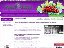 Tablet Screenshot of frenchglory.com